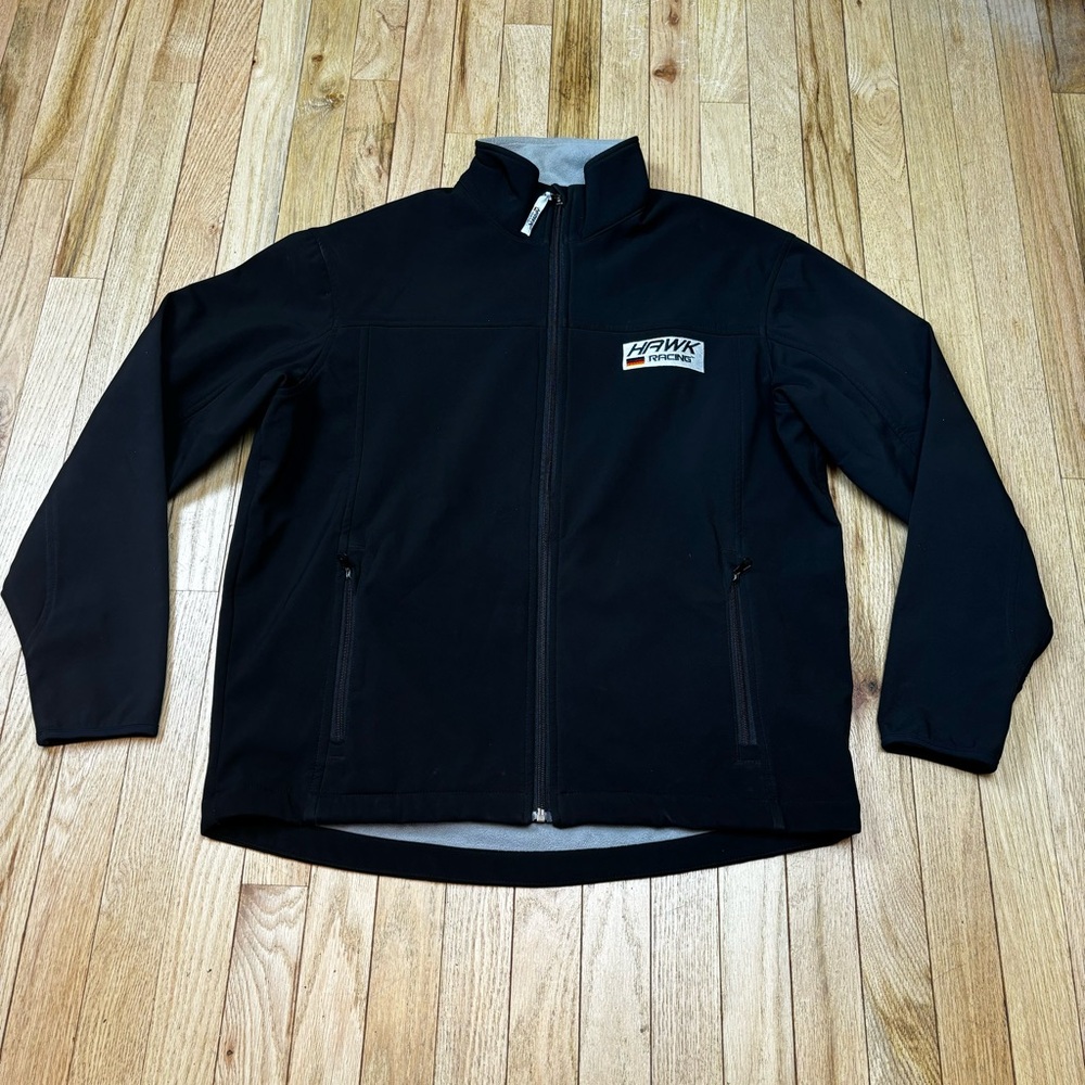 Hawk Racing Sweater Full Zip Jacket Men’s Size Large